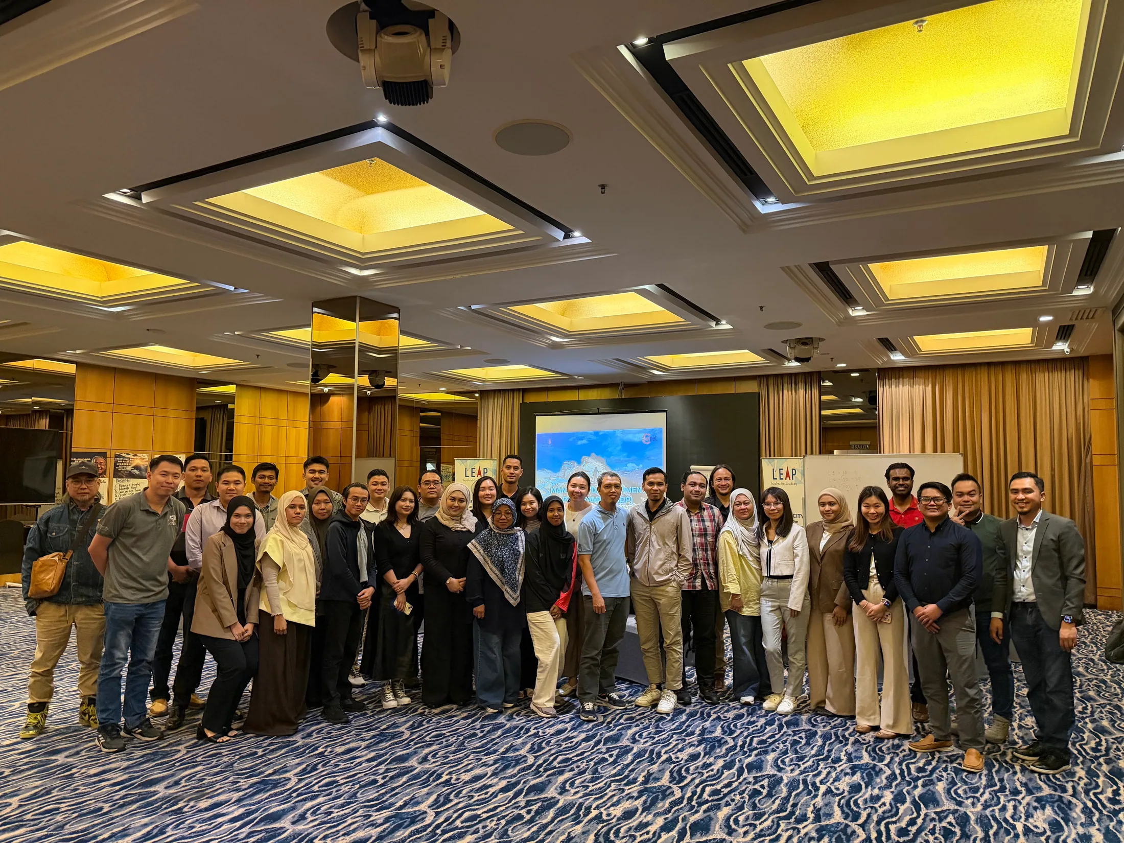 MDP participants at the close of a workshop session
